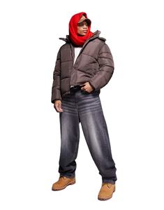 Chaqueta bomber de vuelo de nailon de Primavera de alta calidad al por mayor para hombre, chaqueta bomber acolchada de talla grande con logotipo personalizado para hombre, tela satinada - Product Image 5