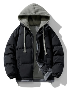 Chaqueta acolchada para hombre, material de alta calidad, aislante, cómoda, impermeable, resistente al viento, abrigo de moda de invierno, OEM, ODM, venta al por mayor - Product Image 2