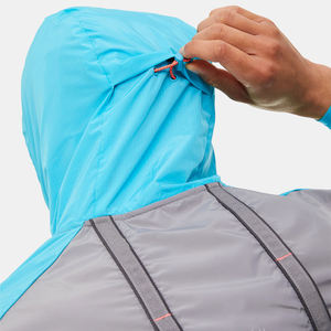 2025 nuevo logotipo personalizado Streetwear chaqueta cortavientos de nailon de 2 piezas y conjunto corto de talla grande chándal de verano con capucha - Product Image 4