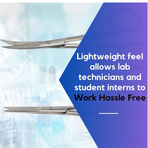 ALFALAH INDUSTRIES 2 Tipos de Tijeras de Iris Manuales de Acero Inoxidable con Logotipo Personalizado, Certificación CE, Instrumentos Quirúrgicos Reutilizables - Product Image 6