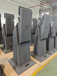 Gabinete de quiosco de acero con recubrimiento en polvo OEM, caja de información de aplicación de terminales para interiores y exteriores por Fabricación de chapa metálica - Product Image 5