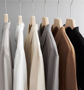 Polos de gran tamaño, diseño personalizado con tela de punto de patrón sólido bordado antiarrugas - Product Image 2