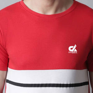 เสื้อยืดผู้ชายมาใหม่ ขายดีที่สุด ระบายอากาศดี มีสไตล์ เสื้อยืดแบบริงเกอร์สั่งทำได้ โรงงานขายส่ง OEM - Product Image 4