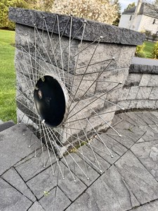 Espejo de mosaico redondo de plata moderno Espejo de pared decorativo de color y forma personalizado - Product Image 6