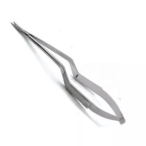 Qnq กรรไกรขนาดเล็กคุณภาพพรีเมี่ยม7.5คมขึ้นตรงขึ้นรูปกรรไกรผ่าตัดสเตนเลสสตีลแบบใช้มือไฟฟ้า - Product Image 2