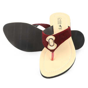 Pantuflas para Mujer (J-521) - Color Granate - Product Image 5