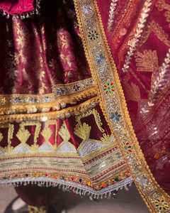 Vestidos afganos de color personalizados de la mejor calidad para mujer para bodas y fiestas Características decoraciones de encaje y botones - Product Image 2