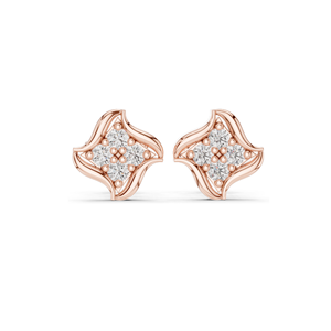Boucles d'oreilles clous en diamant de laboratoire 3,51 CT, style étoile, clarté VVS-VS EF, or 18 carats, 14 carats, 10 carats et argent 925, rose, jaune, blanc - Product Image 2