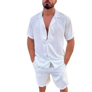 Above the Knee Heavy Weight French Terry Cotton Men <b>Gym</b> Sport Custom Tie Dye <b>Shorts</b> High Quality T Shirt & <b>Shorts</b> <b>White</b> Trunk - Product Image 1