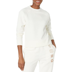 Sweatshirts pour femmes au prix de gros Nouveau design OEM 100% Cotton Pullover Solid Custom Logo Sweatshirt For Adults - Product Image 3