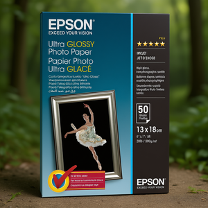 Ultra <b>Glossy</b> 13 X 18 cm Photo <b>Paper</b> C13S041944 50pcs A4 Size 200g Weight for Photo Printing - Product Image 3