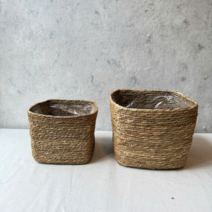 Super <b>Cheap</b> Price With Various Types Of <b>Basket</b> With Multiple Uses Seagrass <b>Basket</b> Cotton Rope and Jute <b>Basket</b> - Product Image 6