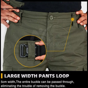 กางเกงยุทธวิธียืดผู้ชายออกแบบได้ตามต้องการสำหรับใช้งานกลางแจ้งมีซิปหลายกระเป๋ากันน้ำระบายอากาศได้ดี - Product Image 4