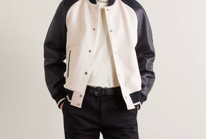 Veste pour homme Veste universitaire pleine fleur Veste universitaire solide Hommes - Product Image 2