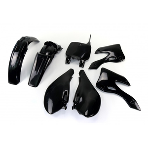 Kit de plástico negro para accesorios de motocicleta Kawasaki KX 250 1999-2002 - Product Image 1