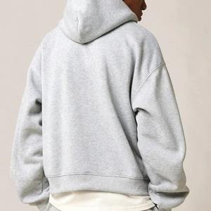 Sudadera con capucha de algodón 100% hecha a medida para hombre, cómoda, 500GSM, logotipo impreso DTF de gran tamaño para invierno - Product Image 2