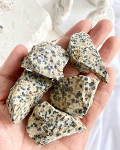 Pierre de jaspe dalmatien naturelle la plus vendue, pierre roulée brute, pour l'amour, le Feng Shui, la guérison Reiki, qualité supérieure, faite à la main - Product Image 5