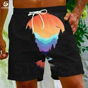 Pantalones cortos de playa con logotipo personalizado para hombre, bañadores transpirables, traje de baño de surf con impresiones de sublimación - Product Image 6
