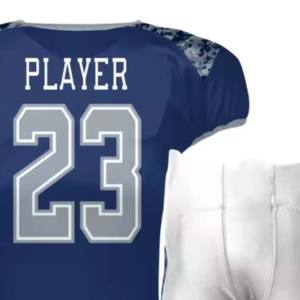 OEM de alta calidad camisetas de fútbol americano personalizable de manga corta de talla grande unisex uniformes de fútbol escolar - Product Image 4