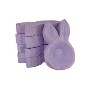 Tazón de vela de masa de madera de acacia natural de rango superior con forma de conejo para regalo de Pascua y accesorios de decoración del hogar de Vietnam - Product Image 6