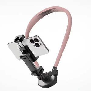 Support de téléphone magnétique pour cou, suivi intelligent, réglable à 360 degrés, en alliage PC, nouveau support flexible pour la conduite - Product Image 1