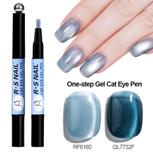 Prix Usine – Stylo Gel UV Effet Œil de Chat en une seule étape, sans <span class=keywords><strong>base</strong></span> ni top coat, Vernis Gel Magnétique 3-en-1 - Product Image 1