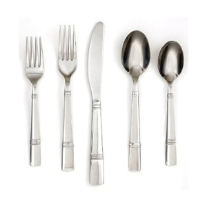 Compra ahora cubiertos de níquel plateado elegantes personalizados, juego de cubiertos de acero inoxidable niquelado para uso en bodas y restaurantes - Product Image 2