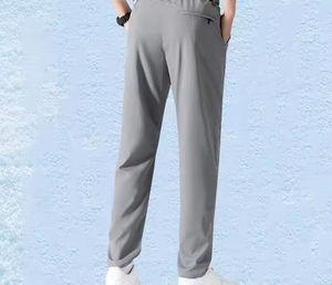 Pantalons longs pour hommes de haute qualité OEM, personnalisés, originaux, vente chaude, respirants, extensibles, coupe slim - Product Image 2