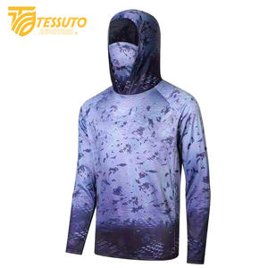 T-shirt de pêche unisexe à séchage rapide, respirant, manches longues, UPF 50, design personnalisé, camouflage, masque, chemises de pêche, sweat à capuche - Product Image 6