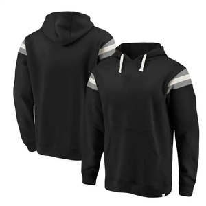 Venta al por mayor de alta calidad liso de cuello alto unisex 100% algodón pesado con capucha sudaderas con capucha para hombre OEM en blanco hoddies - Product Image 1