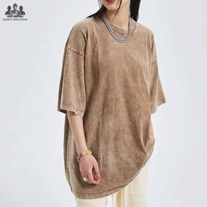 T-shirt vintage pour homme, effet délavé à l'acide |   Coupes classiques 100% coton unisexe |   Tissu tricoté |   Écologique, séchage rapide, respirant |   Décontracté - Product Image 3