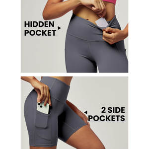 Shorts Deportivos de Poliéster para Mujer, Estilo Jogger, para Correr, Yoga, Secado Rápido, Transpirables, Personalizables, Tipo Biker, para Gimnasio - Product Image 3