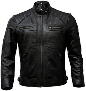 Chaquetas de Cuero de Moda, Nuevas al por Mayor, Hechas a Medida con Logotipo Propio, Chaqueta de Cuero Vacuno Original o Sintético de Alta Calidad para Hombre - Product Image 1
