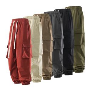 Pantalon cargo multi-poches, style utilitaire, tissu durable pour un usage quotidien décontracté - Product Image 6