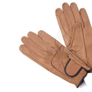 Gants d'équitation d'hiver en cuir de haute qualité, fabriqués au Pakistan, options personnalisables, vente en gros - Product Image 6