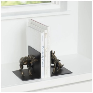 ชุดที่คั่นหนังสือสับปะรดสีทองสุดหรู2ชิ้นสำหรับโฮมออฟฟิศและการตกแต่งชั้นวางหนังสือที่มีสไตล์ทำด้วยมือจากอินเดีย - Product Image 4