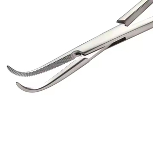 Pinza Negus Gall de 19 cm, Curva, de Acero Inoxidable, para Amígdalas y Arterias, Pinza Hemostática Quirúrgica Manual para Cirugía General, ISO CE - Product Image 2