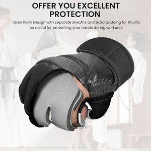 Guantes de Taekwondo de Cuero Ecológicos de Alta Calidad, Personalizables, Impermeables y Ligeros, para Artes Marciales - Product Image 4