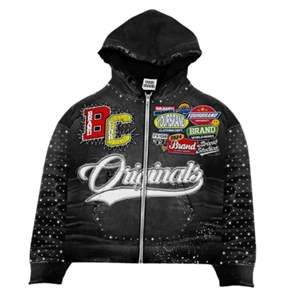 Sudaderas con capucha de algodón pesado 100% para hombre con impresión de logotipo personalizado, sudaderas de invierno - Product Image 2