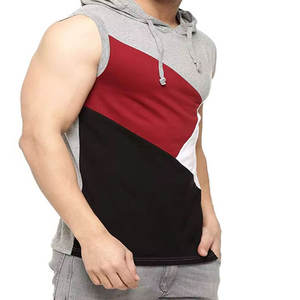 Wintress Hoody 100% algodón para hombre cuello redondo sudaderas con capucha logotipo personalizado sudadera para Hombre Sudaderas sin mangas - Product Image 6