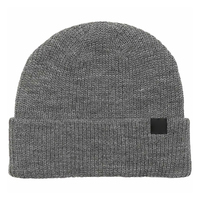 Bonnet en tricot plat réglable imperméable en spandex/coton - Unisexe Adulte Automne Hiver Style urbain Design personnalisé