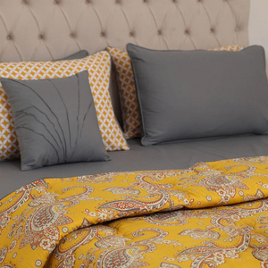 Edredón Floral Vintage de 100% algodón personalizado, suministro a granel, tamaño personalizado, Color y tela, 3 uds. Por pedido - Product Image 2