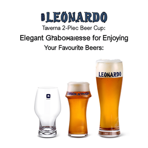 LEONARDO Taverna 2-Piece Beer <b>Cup</b> <b>Set</b> Elegant Glassware for Enjoying Your Favourite Beers - Product Image 2