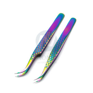 Pince à épiler pointue en acier inoxydable de haute qualité, nouveau design, instruments de salon personnalisables, légers, pour impression de logo - Product Image 5