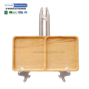 Best Seller Eco Friendly Wooden Serving Trays Handmade For <b>Coffee</b> <b>Table</b> Dining Room And Kitchenware Use Made In Vietnam - Product Image 5