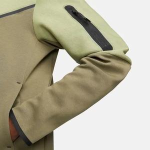 Ensemble de survêtement tendance pour homme, hiver, à capuche, uni, délavé à l'acide, deux pièces, tenue décontractée, streetwear, 100% coton molleton - Product Image 3