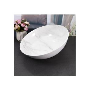 Juego de 3 cuencos para servir de mármol hecho a mano puro de diseño estándar con calidad Extra única y con 1 tazón para servir 2 blanco y negro - Product Image 5