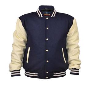 Nueva chaqueta Varsity de béisbol de moda para hombres Logo Chaqueta Varsity personalizable de alta calidad - Product Image 6