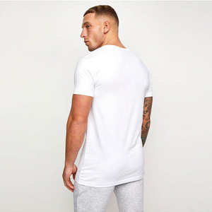 Camiseta Formal de Manga Corta con Cuello Redondo para Hombre BlanqWear, Ajuste Holgado, 100% Algodón Premium de 280g, Antibacteriana y de Secado Rápido - Product Image 5