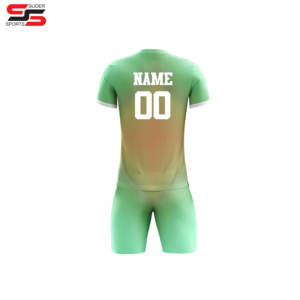 Ensembles de football pour hommes personnalisables par sublimation complète Nom Logo Imprime des uniformes de football à manches courtes à prix réduit - Product Image 6